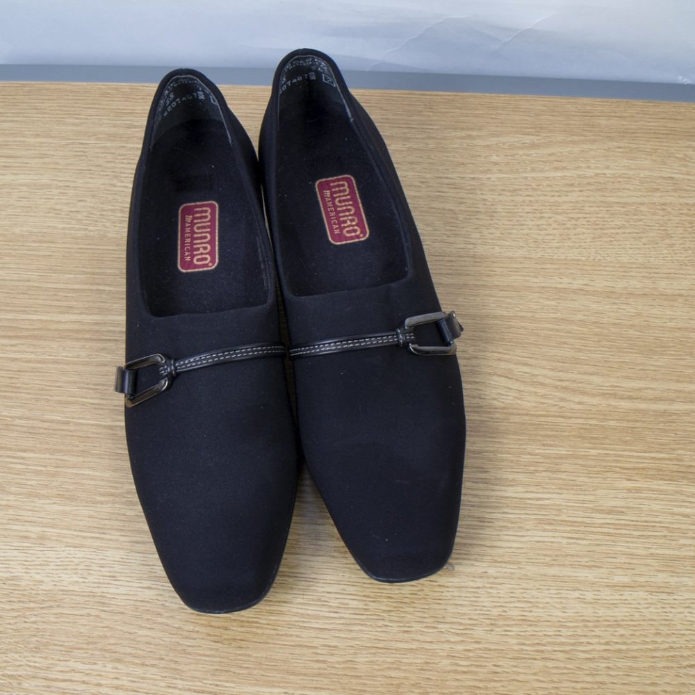 Munro Cindi Black Pump 8 Ss Super Slim View 6